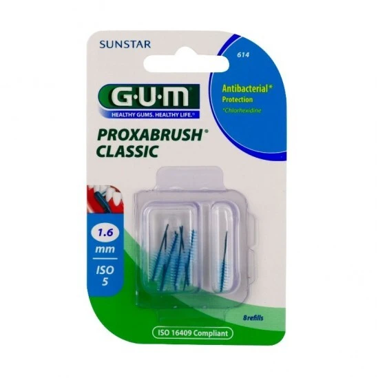 Gum Brossettes Interdentaires Proxabrush Classic X8 3 Gum Brossettes Interdentaires Proxabrush Classic X8