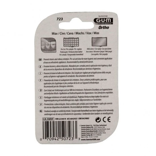 Gum Cire Orthodontique 723 Translucide 4 Gum Cire Orthodontique 723 Translucide – Image 2