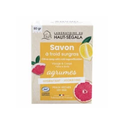 Haut-Ségala Savon à Froid Surgras Agrumes Bio 80gr