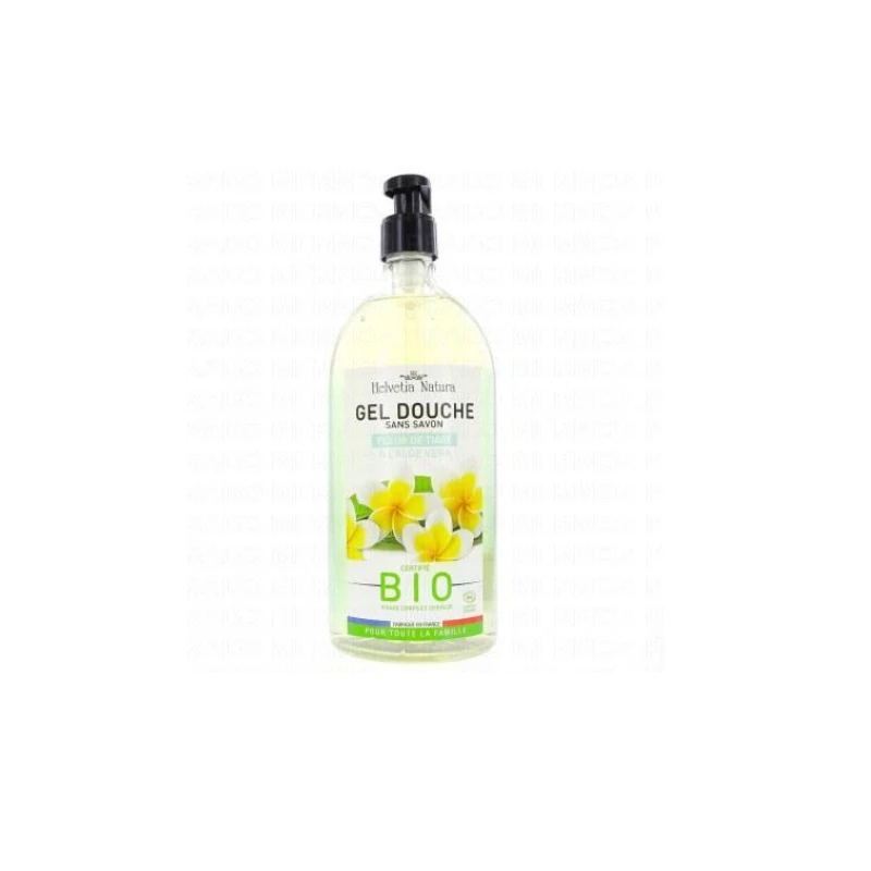 HELVETIA NATURA Gel Douche Tiaré Aloe Vera 1L 3 HELVETIA NATURA Gel Douche Tiaré Aloe Vera 1L