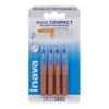 Inava Mono Compact Orange 4 Brossettes Interdentaires 1.2mm