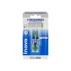 Inava Trio Compact Brossette Interdentaire Recharge Verte