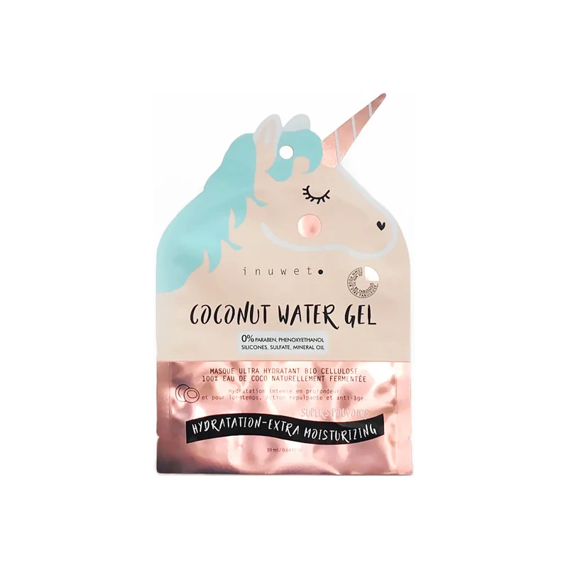Inuwet Coconut Water Gel Masque Visage Ultra Hydratant Bio 30ml 3 Inuwet Coconut Water Gel Masque Visage Ultra Hydratant Bio 30ml