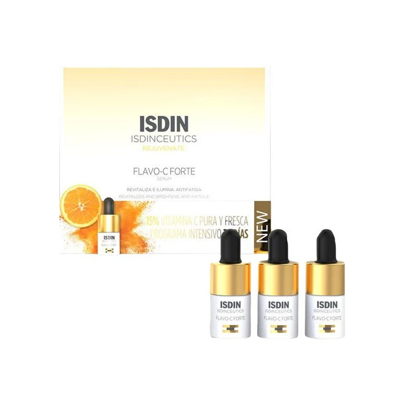 Isdin Isdinceutics Flavo-C Forte Sérum 3x5.3ml 3 Isdin Isdinceutics Flavo-C Forte Sérum 3x5.3ml