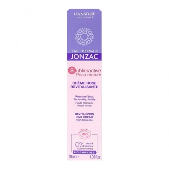 Jonzac Sublimactive Peau Mature Crème Rose Revitalisante 40ml 4 Jonzac Sublimactive Peau Mature Crème Rose Revitalisante 40ml – Image 2