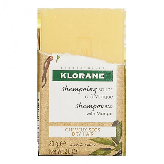 Klorane Shampoing Solide à La Mangue 80g 3 Klorane Shampoing Solide à La Mangue 80g
