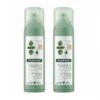 Klorane Shampooing Sec Séboréducteur à L'ortie 2x150ml -PARASANTÉ Boutique klorane shampooing sec seboreducteur a l ortie 2x150ml