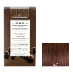 Korres Huile D'argan Coloration Permanente 6.7 Blond Foncé Marron