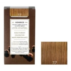 Korres Huile D'argan Coloration Permanente 7.7 Blond Marron
