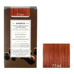 Korres Huile D'argan Coloration Permanente 77.44 Blond Cuivré Intense