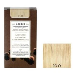 Korres Huile D'argan Kit Coloration Permanente 10.0 Blond Platine