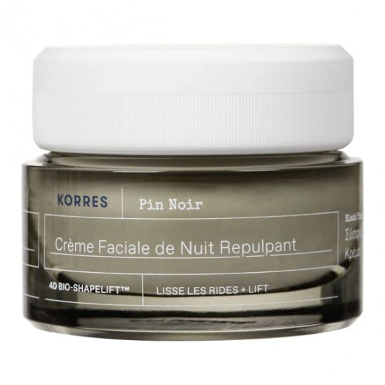 Korres Pin Noir Crème De Nuit Rebond Repulpante 40ml 3 Korres Pin Noir Crème De Nuit Rebond Repulpante 40ml