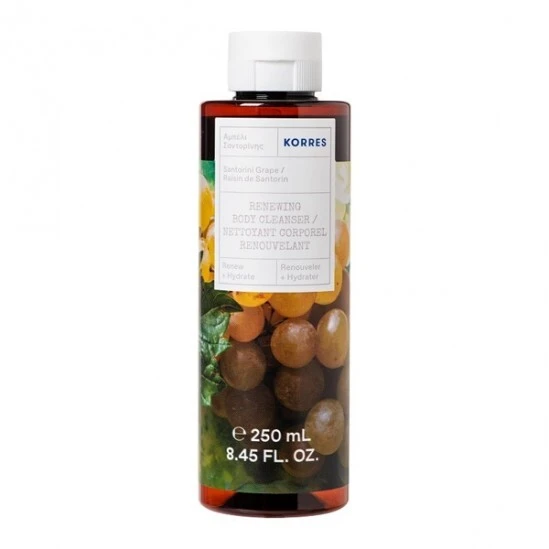 Korres Raisin De Santorin Gel Douche Nettoyant Corporel 250ml 3 Korres Raisin De Santorin Gel Douche Nettoyant Corporel 250ml