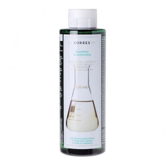 Korres Shampooing Antichute Homme Cystine & Minéraux 250ml 3 Korres Shampooing Antichute Homme Cystine & Minéraux 250ml