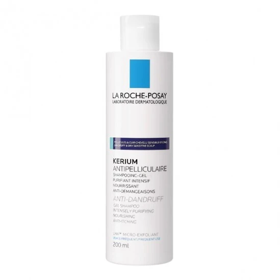 La Roche-posay Kerium Antipelliculaire Shampooing-gel 200ml 3 La Roche-posay Kerium Antipelliculaire Shampooing-gel 200ml