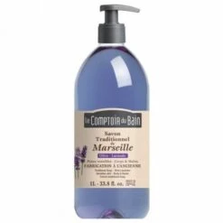 Le Comptoir Du Bain Savon Traditionnel De Marseille Olive-lavande 1L