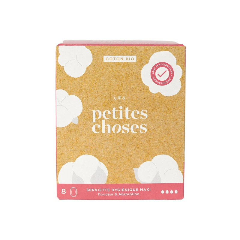Les Petites Choses Serviette Hygiénique Extra Long Coton Bio Boîte De 8 3 Les Petites Choses Serviette Hygiénique Extra Long Coton Bio Boîte De 8