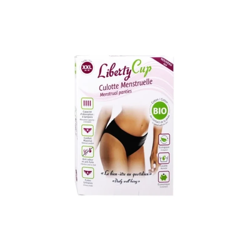 Liberty Cup Culotte Menstruelle Coton Bio XXL 3 Liberty Cup Culotte Menstruelle Coton Bio XXL