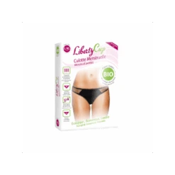 Liberty Cup Culotte Menstruelle Plumetis Noir Taille L/XL