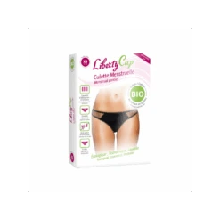 Liberty Cup Culotte Menstruelle Plumetis Noir Taille X/S