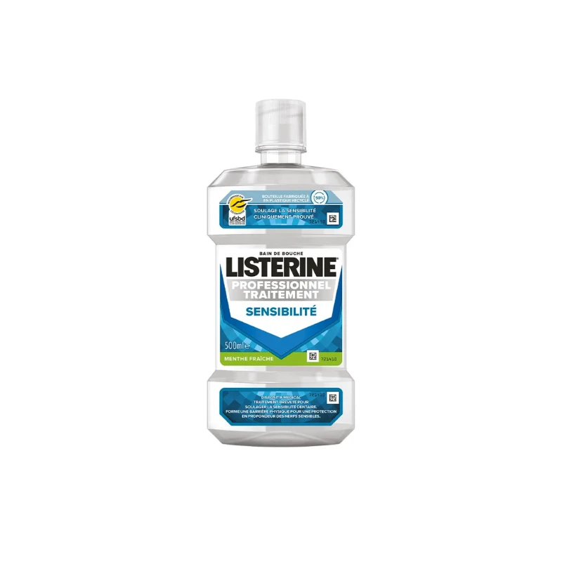 LISTERINE Bain De Bouche Traitement Sensibilite 500 Ml 3 LISTERINE Bain De Bouche Traitement Sensibilite 500 Ml