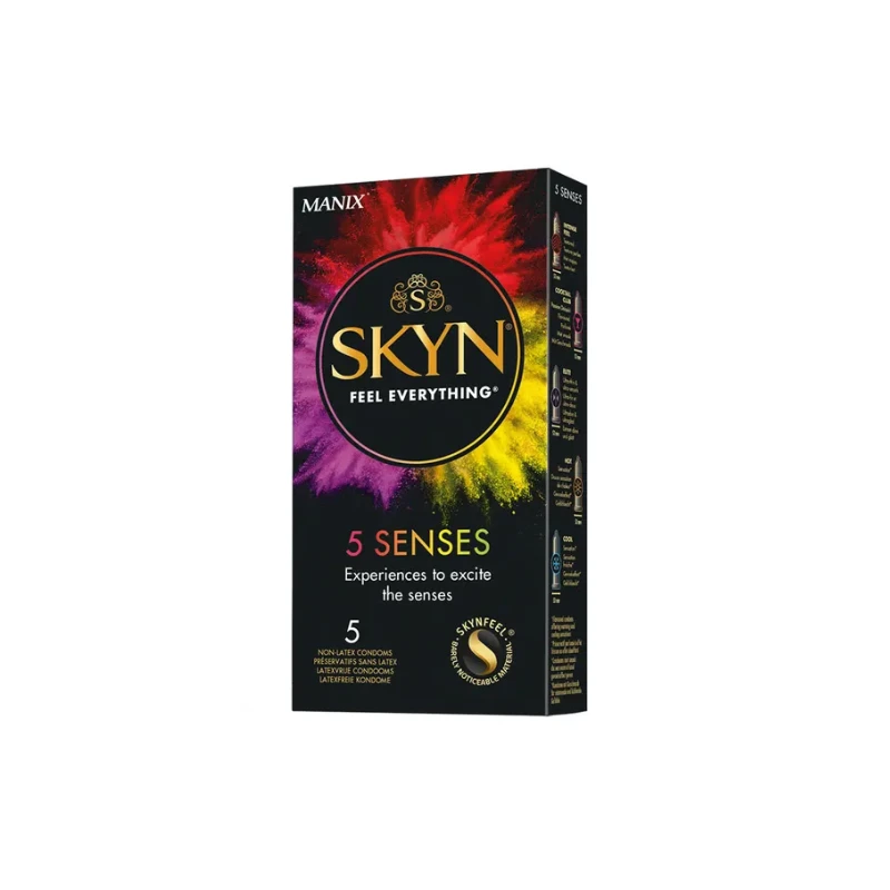 Manix SKYN 5 Senses Préservatifs Sans Latex X5 3 Manix SKYN 5 Senses Préservatifs Sans Latex X5