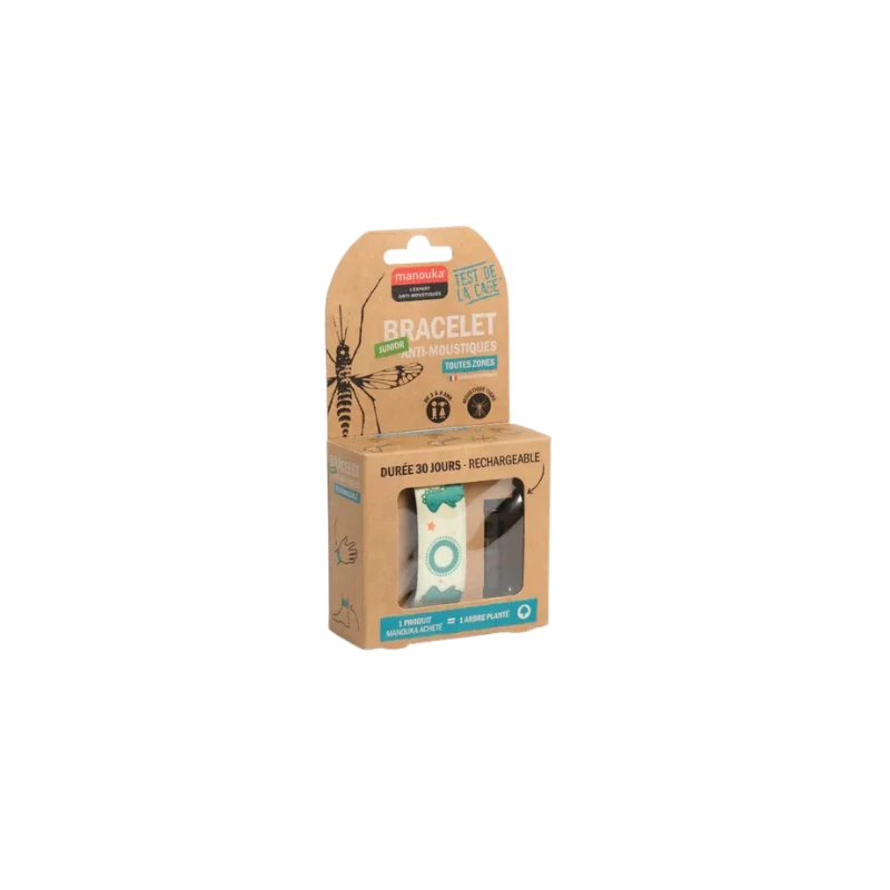 Manouka Bracelet Anti-Moustiques Enfant - Motif Dinosaure, 1 Unité 3 Manouka Bracelet Anti-Moustiques Enfant - Motif Dinosaure, 1 Unité