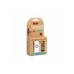 Manouka Bracelet Anti-Moustiques + Recharge 6 Ml - Couleur : Blanc