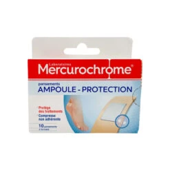 Mercurochrome Ampoule-Protection 10 Pansements