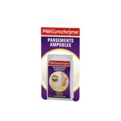 Mercurochrome Pansements Ampoules Grand Format Boîte De 5
