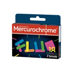 Mercurochrome Pansements Fluo 2 Formats 18 Pansements
