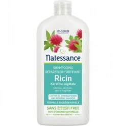 Natessance Shampooing Réparateur Fortifiant Huile De Ricin 500ml