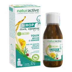 Naturactive Sirop Aux Essences Toux Sèches & Grasse 120ml