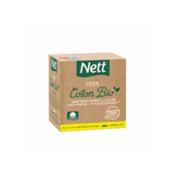 NETT Tampons écologiques 100% Coton Bio Avec Applicateur Normal