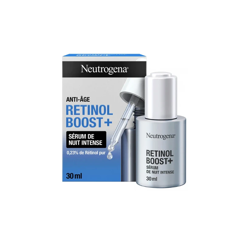 Neutrogena Retinol Boost + Sérum De Nuit Intense 30ml 3 Neutrogena Retinol Boost + Sérum De Nuit Intense 30ml