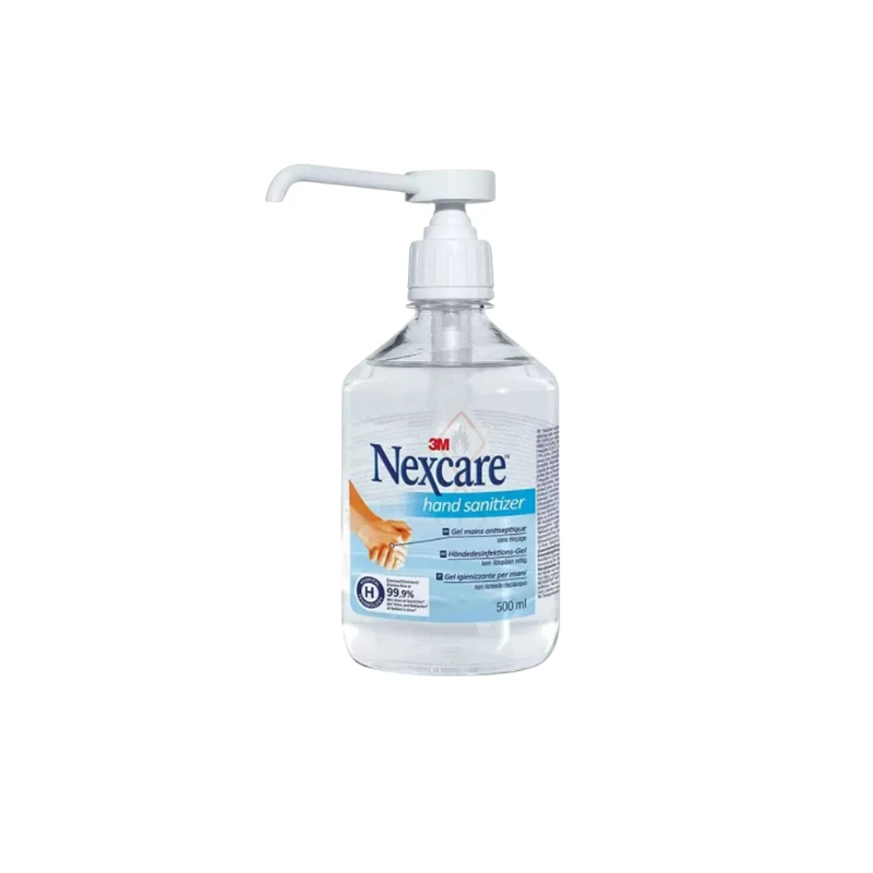 Nexcare Gel Mains Antiseptique Sans Rinçage Flacon Pompe 500ml 3 Nexcare Gel Mains Antiseptique Sans Rinçage Flacon Pompe 500ml