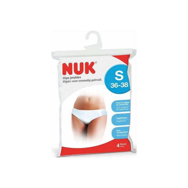 NUK Slips Jetables 4 Pièces Taille S 36-38 3 NUK Slips Jetables 4 Pièces Taille S 36-38
