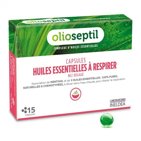 Olioseptil Huile Essentielles à Respirer 15 Capsules 3 Olioseptil Huile Essentielles à Respirer 15 Capsules
