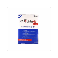 Ophtakit Oeil Rouge Kit De Premiers Soins 3 En 1