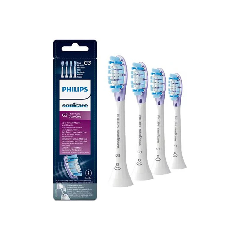 Philips Sonicare G3 Premium Gum Care HX9054/17 Lot De 4 3 Philips Sonicare G3 Premium Gum Care HX9054/17 Lot De 4