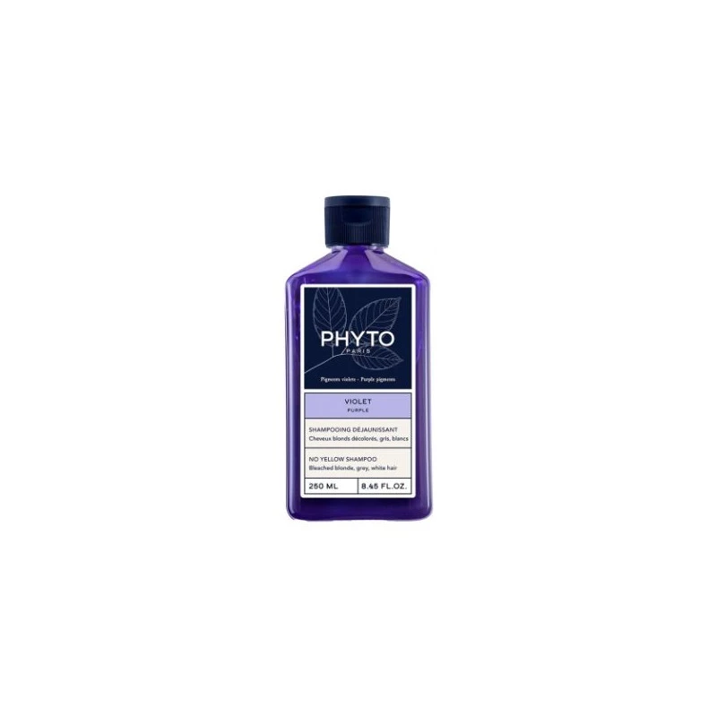 Phyto Violet Shampoing Déjaunissant 250 Ml 3 Phyto Violet Shampoing Déjaunissant 250 Ml