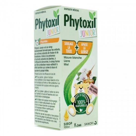 Phytoxil Junior Mauve Blanche Lierre Miel Sirop 100ml 3 Phytoxil Junior Mauve Blanche Lierre Miel Sirop 100ml