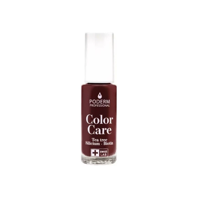 Poderm Color Care Vernis Tea Tree 437 Rouge Noir 3 Poderm Color Care Vernis Tea Tree 437 Rouge Noir