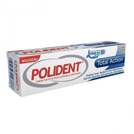 Polident Crème Fixative Total Action 40g 3 Polident Crème Fixative Total Action 40g