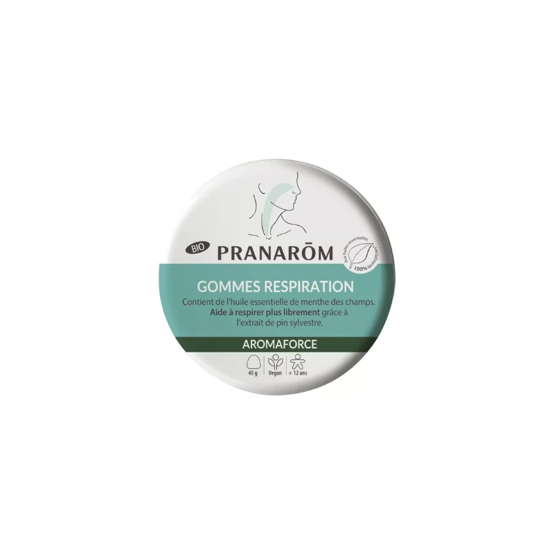 Pranarom Aromaforce Gommes Respiration Bio 45 G 3 Pranarom Aromaforce Gommes Respiration Bio 45 G