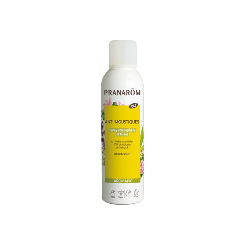 Pranarôm Aromapic Spray Atmosphère Et Tissus Anti-moustiques Bio 150ml 3 Pranarôm Aromapic Spray Atmosphère Et Tissus Anti-moustiques Bio 150ml