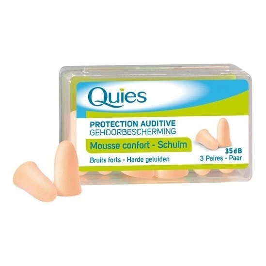 Quies Protection Auditive Chair 3 Paires 3 Quies Protection Auditive Chair 3 Paires