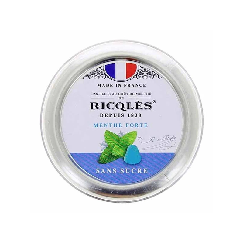 Ricqlès Pastilles à La Menthe Forte Sans Sucre 45gr 3 Ricqlès Pastilles à La Menthe Forte Sans Sucre 45gr