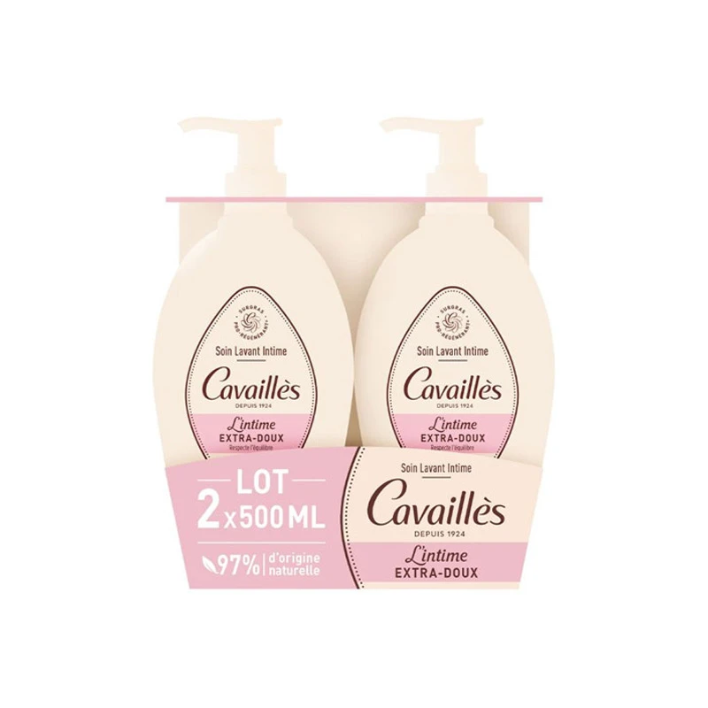 Rogé Cavaillès Extra-Doux Soin Lavant Intime Lot De 2x500ml 3 Rogé Cavaillès Extra-Doux Soin Lavant Intime Lot De 2x500ml