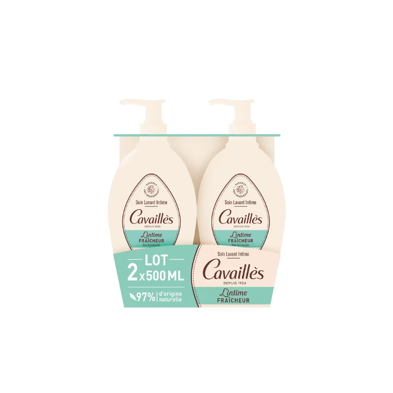 Rogé Cavaillès Intime Soin Lavant Naturel Fraicheur 2x500ml 3 Rogé Cavaillès Intime Soin Lavant Naturel Fraicheur 2x500ml